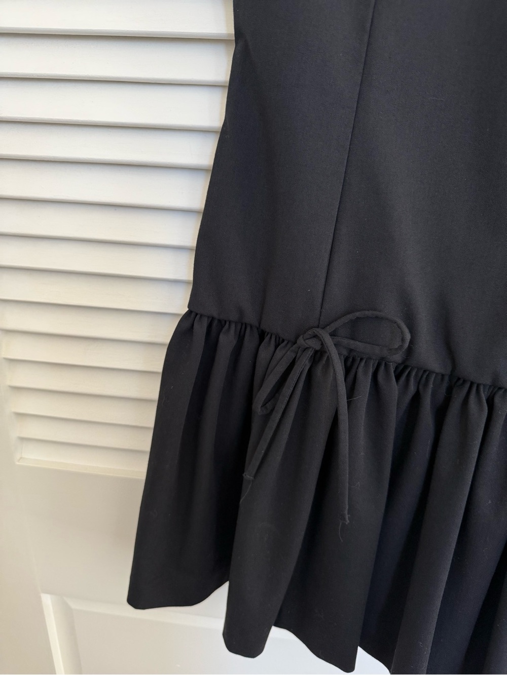 Zara Black Sleeveless Mini Dress with Bows — Size M - Picture 5 of 9